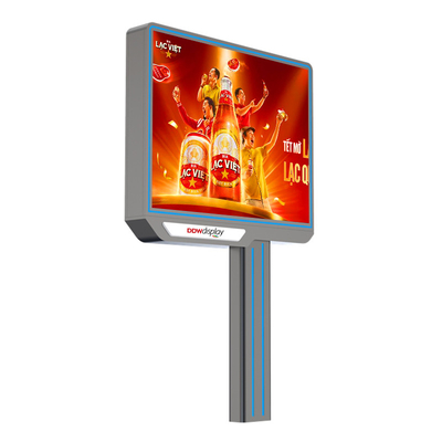 Display publicitario a prueba de agua IP65 de 8000nits, sistema 4G con HDMI