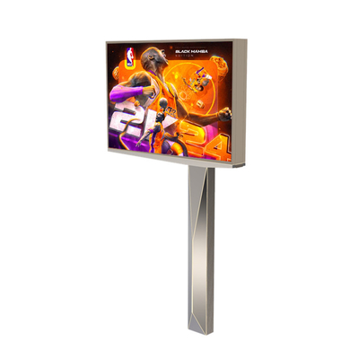 Fácil instalación P6 de acero pantalla digital de pantalla LED anuncios de anuncios al aire libre