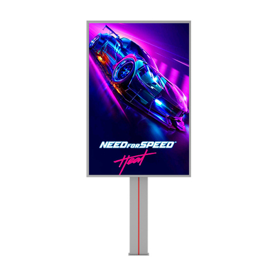 Diseño personalizado de alta gama p6 8000nits de acero impermeable IP65 LED cartelera publicitaria exterior