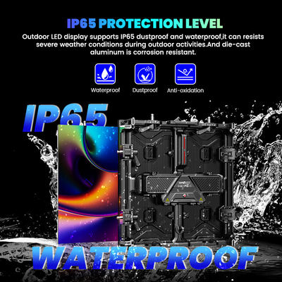 Inmune a agua 500x500 de color completo 7680hz p1.56 p3.91 p2.6 p2.97 p2.604 p2.976 pantalla LED de alquiler de escenario de video de pared