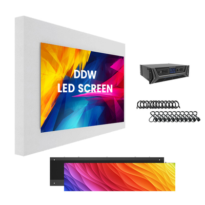 P1.56 P1.95 P2.5 P2.6 P2.9 P3.91 Pantalla LED - 500x250/750x250/1000x250mm gabinete de aluminio, 1200nits para estudios de transmisión y eventos corporativos