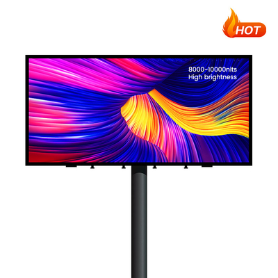 IP68 Pantalla LED de alta luminosidad impermeable 960x960mm P5 P6.67 P8 P10, 8000-10000nits para publicidad al aire libre