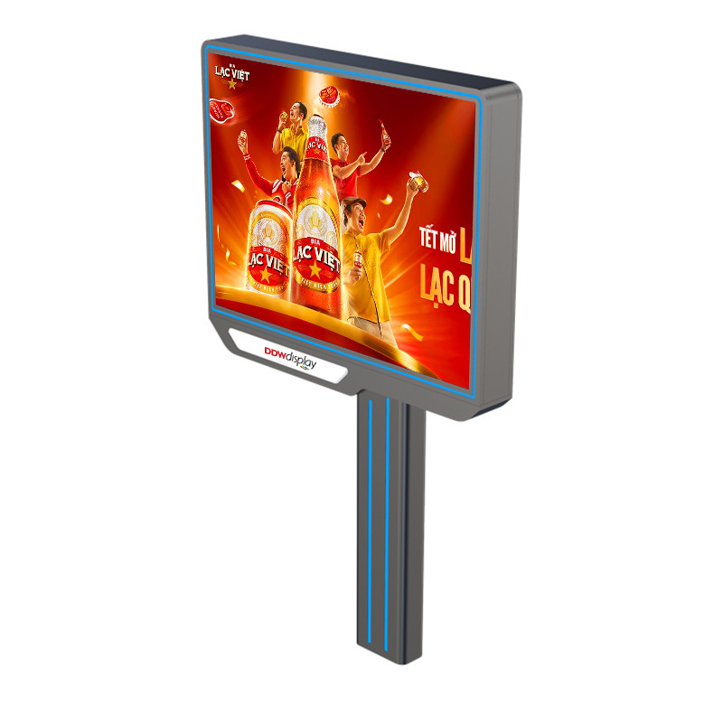 Display publicitario a prueba de agua IP65 de 8000nits, sistema 4G con HDMI