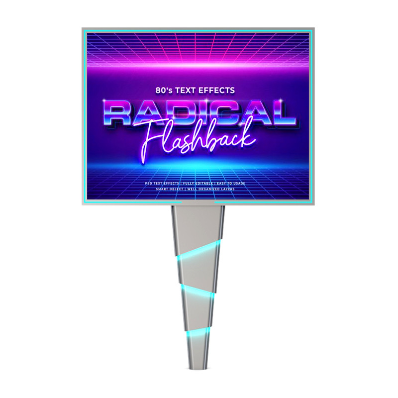 Diseño personalizado de gama alta 8000nits de acero p6 impermeable IP65 vallas publicitarias LED de exhibición al aire libre vallas publicitarias LED