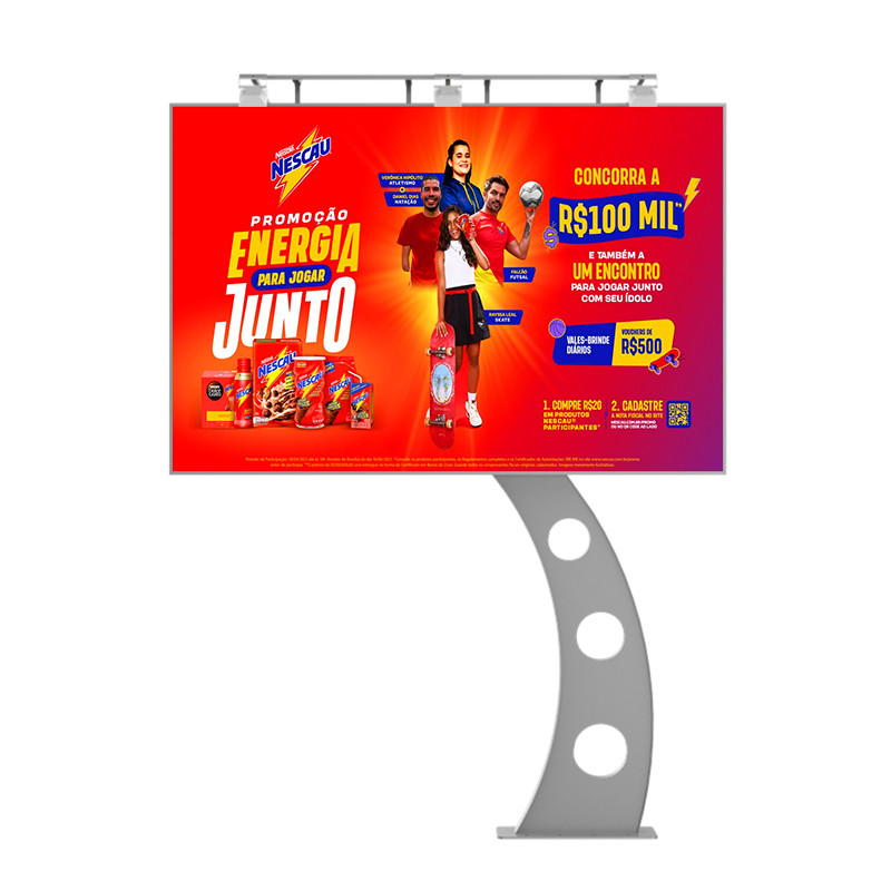 Fácil instalación IP65 impermeable p6 8000nits de acero pantalla de publicidad digital led pared de vídeo